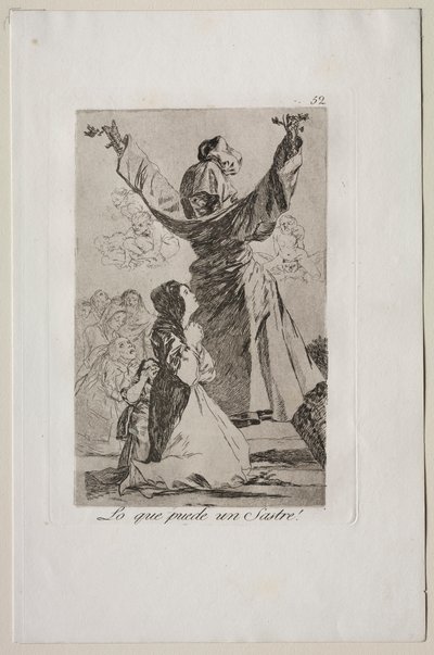 Caprichos: Wat een kleermaker kan doen! door Francisco de Goya