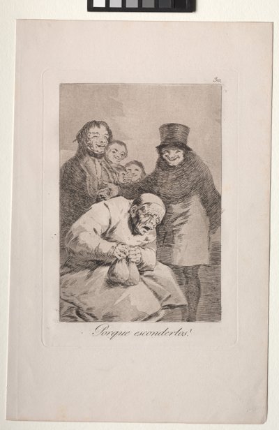 Caprichos: Waarom verbergen ze? door Francisco de Goya