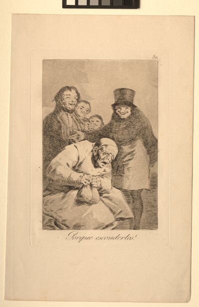 Caprichos: Waarom ze verbergen door Francisco de Goya