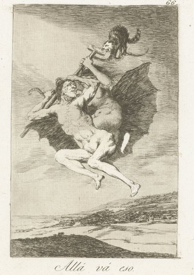 Daar gaan zij door Francisco de Goya