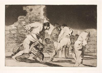 De dwaze woede (Het is ongelooflijk - en wij werden door God geschapen) door Francisco de Goya