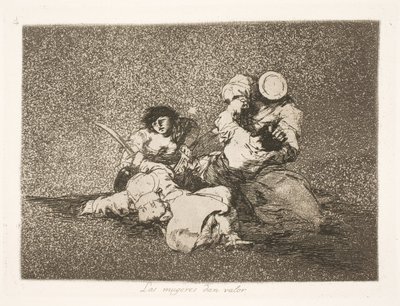 Het zijn de vrouwen die moed geven (4) door Francisco de Goya