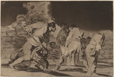 Disparate furioso door Francisco de Goya