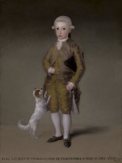 Don Vicente Isabel Osorio de Moscoso y Álvarez de Toledo, Graaf van Trastámara, c.1787-88 door Francisco de Goya