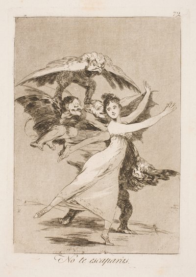 Je ontsnapt niet aan ons door Francisco de Goya
