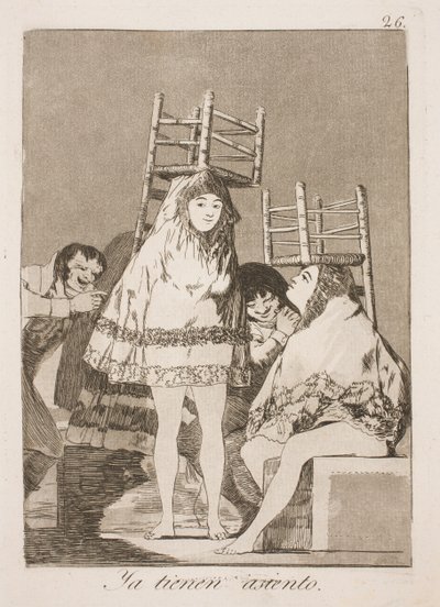 Eindelijk op zijn plaats door Francisco de Goya