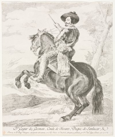 Gaspar de Guzman, 1778 door Francisco de Goya