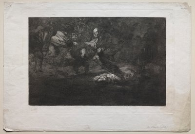 God creëert hen en ze sluiten zich aan door Francisco de Goya