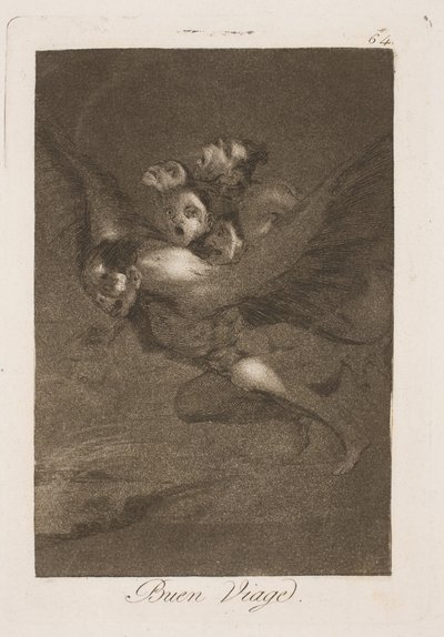 Goede reis! door Francisco de Goya