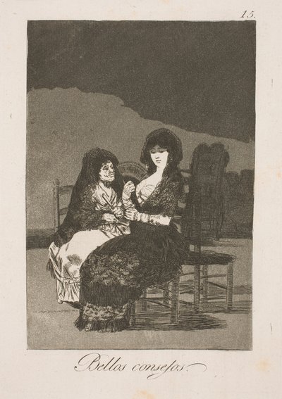 Goede raad door Francisco de Goya