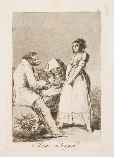 Liever lui door Francisco de Goya