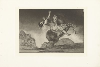 Het ontvoerende paard door Francisco de Goya