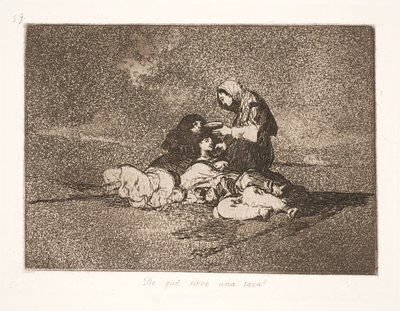 Wat baat een enkele kop? (59) door Francisco de Goya