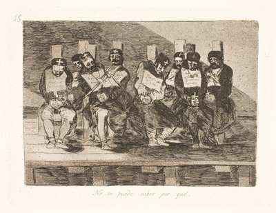 Niemand weet waarom (35) door Francisco de Goya