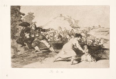 Ik zag het door Francisco de Goya