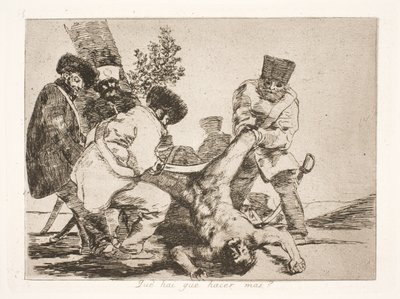 Kan men meer doen? (33) door Francisco de Goya