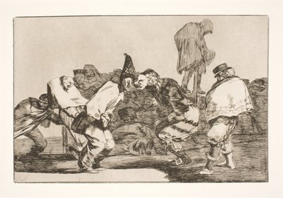 De dwaasheid van het carnaval (Geniet, carnaval, want morgen is er as) door Francisco de Goya