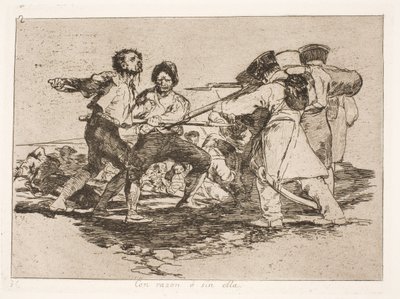 De verschrikkingen van de oorlog door Francisco de Goya