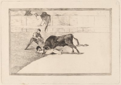 De Ongelukkige Dood van Pepe Illo in de Arena van Madrid door Francisco de Goya