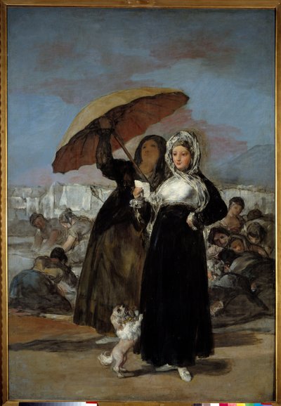 La lettre ou les jeunes (1814) door Francisco de Goya