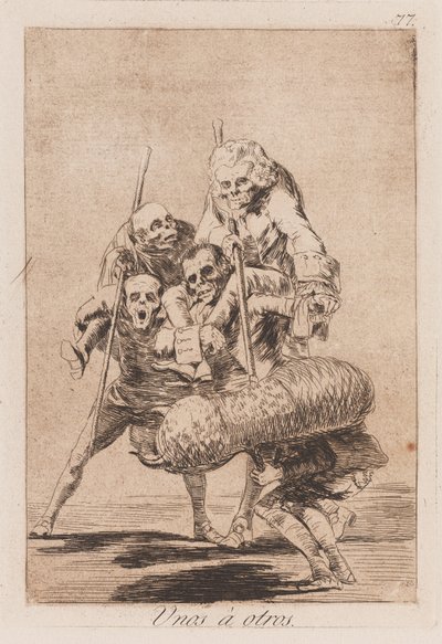 Schijnstierengevecht, eind 18e-begin 19e eeuw door Francisco de Goya