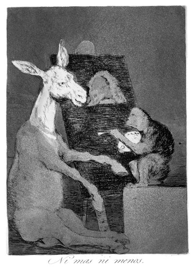 Noch meer noch minder, 1799 door Francisco de Goya