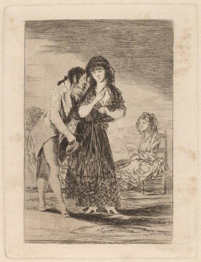 Zelfs Zo Kan Hij Haar Niet Onderscheiden door Francisco de Goya