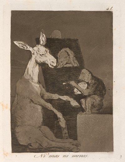 Noch Meer Noch Minder door Francisco de Goya
