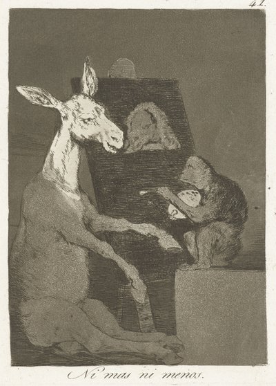 Niet meer en niet minder door Francisco de Goya