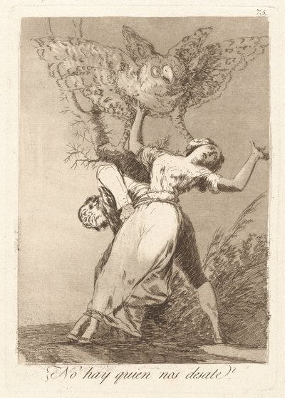 Kan niemand ons losmaken? door Francisco de Goya