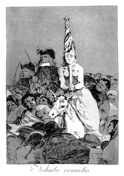 Niets kon eraan gedaan worden door Francisco de Goya
