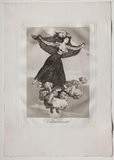 Ochenta Caprichos: Volaverunt door Francisco de Goya