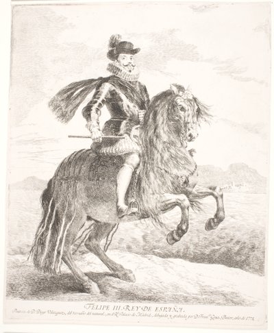 Phillip III door Francisco de Goya