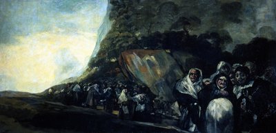Bedevaart naar de Fontein van San Isidro door Francisco de Goya