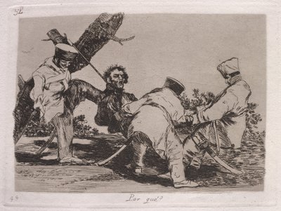 Waarom? door Francisco de Goya