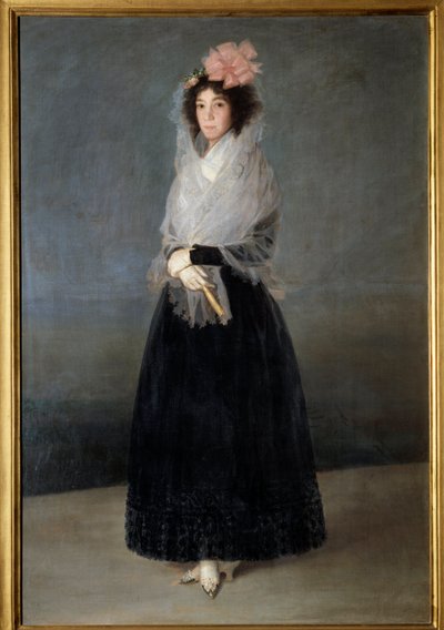 Portret van de Gravin Del Carpio, Markiezin van de Solana (1757-1795) Schilderij door Francisco de Goya (1746-1828) 18e eeuw door Francisco de Goya