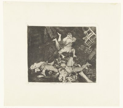 Ravages van de oorlog door Francisco de Goya
