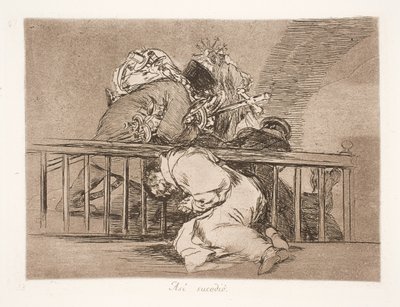 Zo is het gebeurd (47) door Francisco de Goya