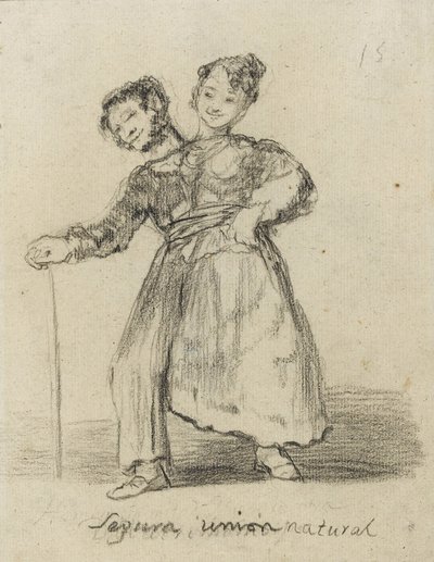 Segura Union Natural, 1819-28 door Francisco de Goya