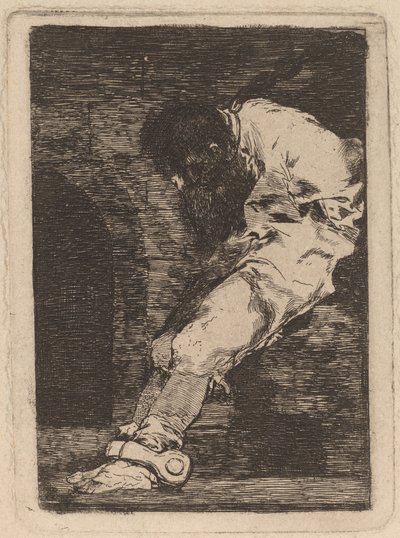 Als Hij Schuldig is, Laat Hem Snel Sterven door Francisco de Goya