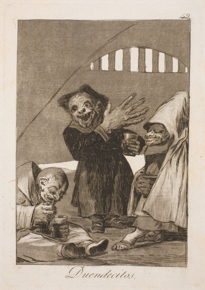 Kleine trollen door Francisco de Goya