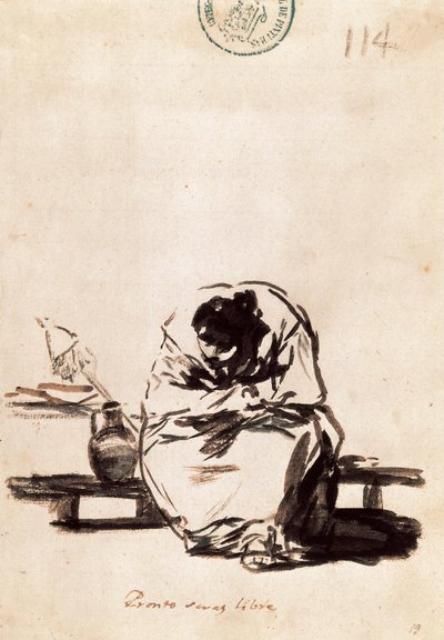Binnenkort ben je vrij door Francisco de Goya