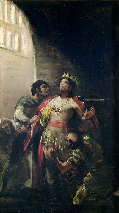 St. Hermengild (gest. 585) in de Gevangenis, c.1799 door Francisco de Goya