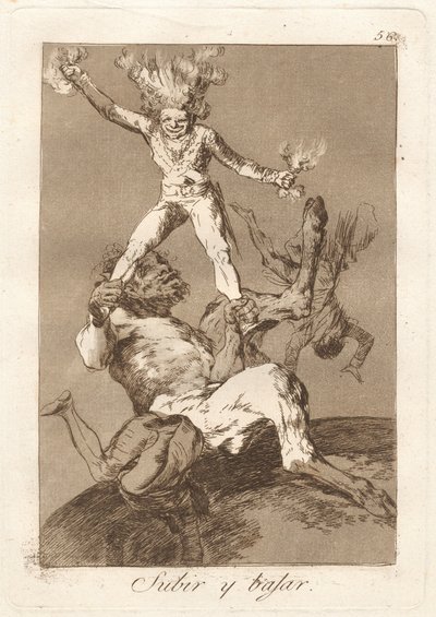 Stijgen en Dalen door Francisco de Goya