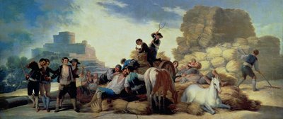 Zomer, of De Oogst door Francisco de Goya