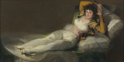 De geklede Maja, ca. 1800 door Francisco de Goya
