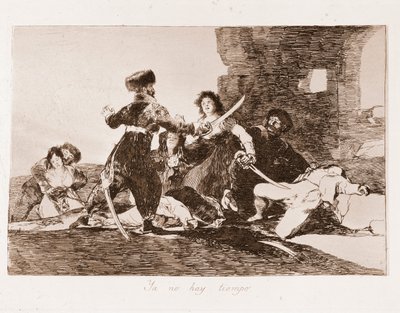 De rampen van de oorlog: Het is al te laat door Francisco de Goya