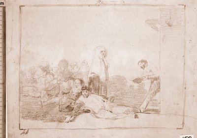 De rampen van de oorlog: Het is nutteloos om te schreeuwen door Francisco de Goya