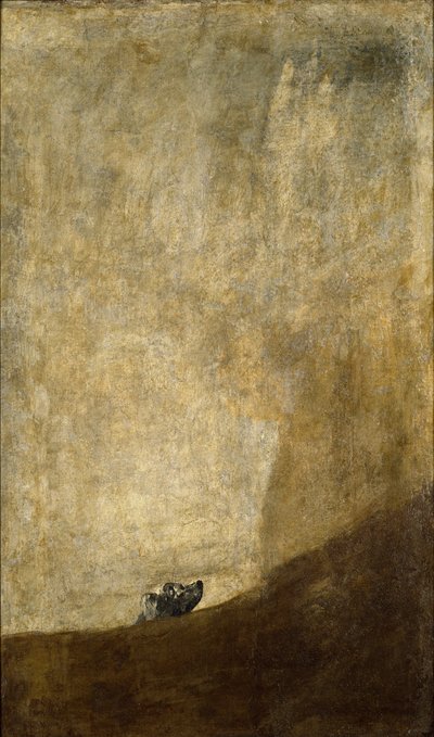 De hond door Francisco de Goya