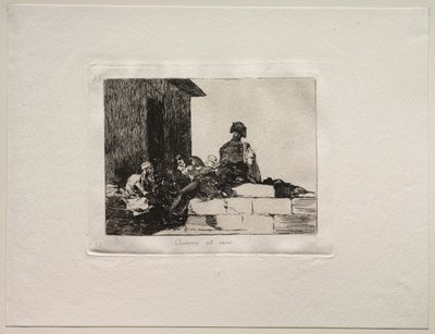 De verschrikkingen van de oorlog: Beroepen zijn tevergeefs door Francisco de Goya